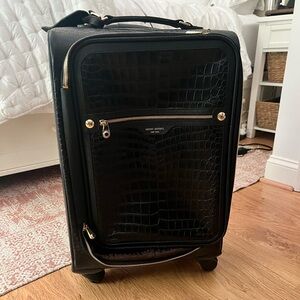Henry Bendel West 57th Croc Suitcase